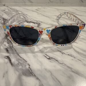 Disney Parks Mickey Mouse Ear Balloons Icons Multicolor Adult Sunglasses